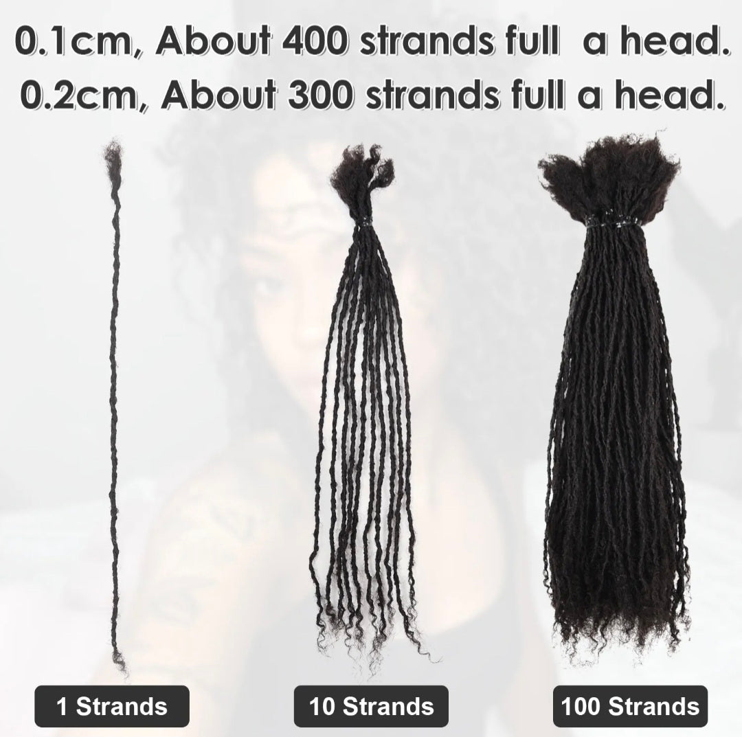 Vendu par Lot de 40 Extensions de locks 0.1 & 0.2