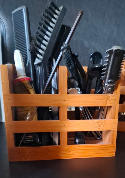 Wall Mounted Chopstick Cage Bamboo And Wood